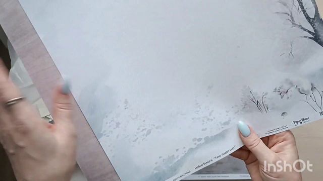 Обзор коллекции от Paper Home Тихо падал снег))) смотреть онлайн