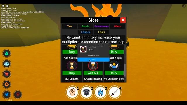 I BOUGHT THE NO LIMIT GAMEPASS!!!!!|roblox anime fighting simulater смотреть онлайн