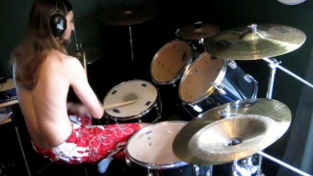 Megadeth - In My Darkest Hour drum cover смотреть онлайн
