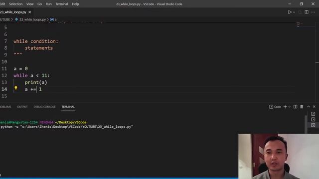 14. while Циклдері | while Loops - Python Қазақша смотреть онлайн