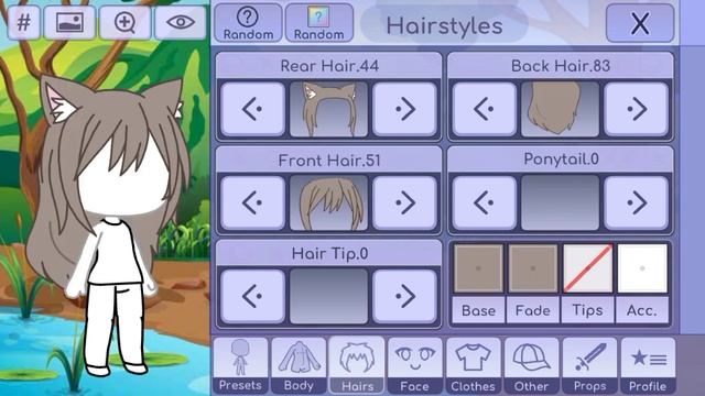 идеи для волос в гача лайф для девочек