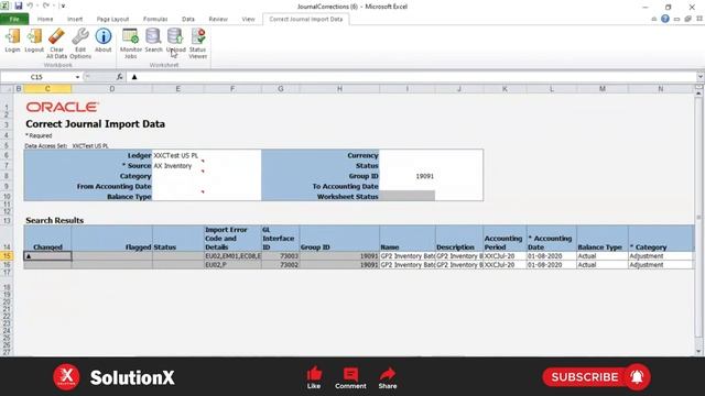 Journal Import Techno Functional - Oracle Fusion (Part 2) | Oracle Tutorial | SolutionX смотреть онлайн