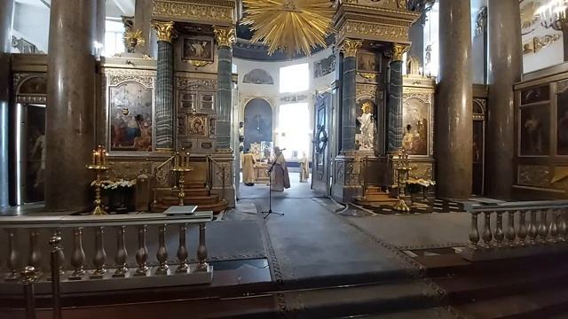 Божественная литургия в Неделю 20-ю по Пятидесятнице смотреть онлайн