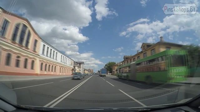 Дороги Пинска. Новая Брестская улица в Пинске. Видео карта дорог Пинска смотреть онлайн