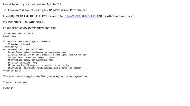 DevOps & SysAdmins: set virtual host on Apache2.2 and PHP 5.3 смотреть онлайн
