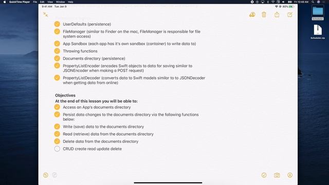 FileManager and Documents Directory, Part 1 смотреть онлайн