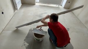 Бюджетный способ выравнивания Кривой Стяжки и неровных полов 90 м2 За 3000 тыс стяжка под ламинат