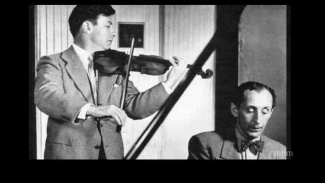 NATHAN MILSTEIN - VLADIMIR HOROWITZ. J. Brahms - Violin Sonata No.3, In D, Op.108 (1950)
