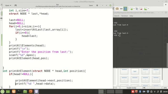 Print nth Element from Last Node in a Singly Linked List in Hindi | Data Structure смотреть онлайн