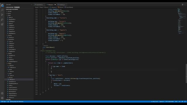 Unity C#. Recycling the World. Часть 13. Процесс разработки. Мусин Михаил смотреть онлайн