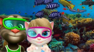 Мой Говорящий Том 2 #6 друзья Анджела Ухаживаем за питомцем #Том_2 #Том