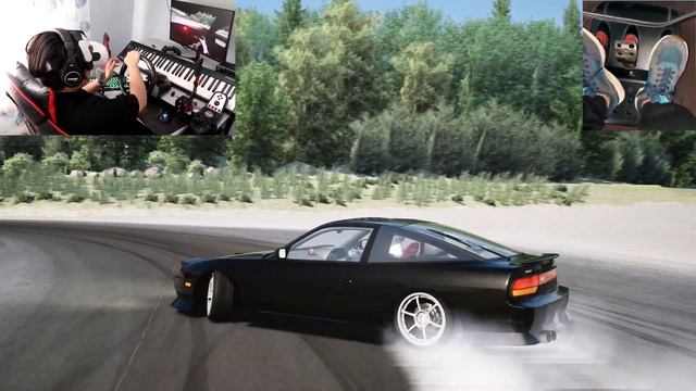 DRIFT ТАНДЕМ В VR ASSETTO CORSA С ПРОФЕССИОНАЛЬНЫМ ГОНЩИКОМ! ЧАСТЬ 1. смотреть онлайн