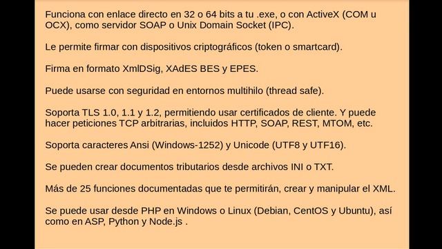 DLL Factura Electronica SIN, SEFAZ, SII, DIAN (Colombia), DGT, DGII, SRI, SAT, DGI, SET o SUNAT смотреть онлайн