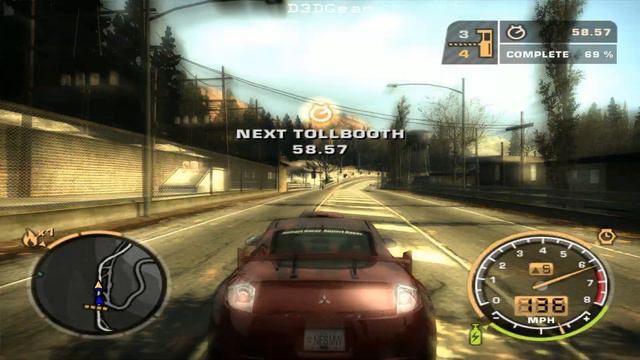 Lets Play NFS Most Wanted TollBooth with High Speed Chase 1080P HD смотреть онлайн