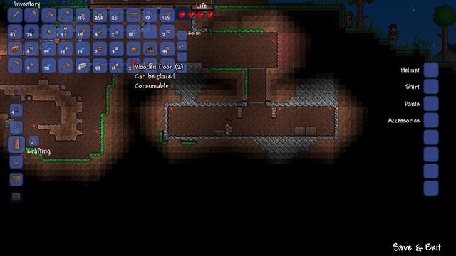 Terraria Let's Play - Part 3: Crafting and storage смотреть онлайн