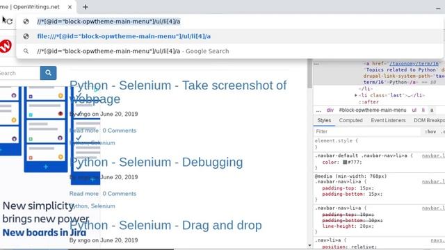 Get the XPath using Inspect tool from Chrome or Firefox смотреть онлайн