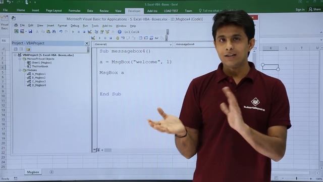 Excel VBA - Message Box 4 смотреть онлайн