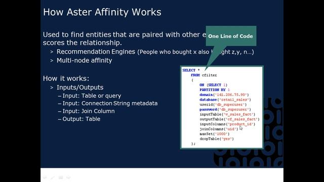 Affinity Analytics - Aster compared with ANSI SQL смотреть онлайн