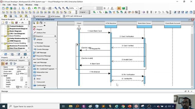 Creating Sequence Diagrams Using Visual Paradigm Tool (Part 1) смотреть онлайн