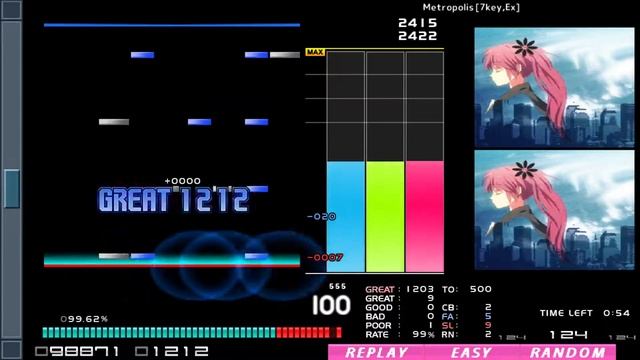 [BMS]▼13 Metropolis [7key,Ex] MAX-33&FC смотреть онлайн