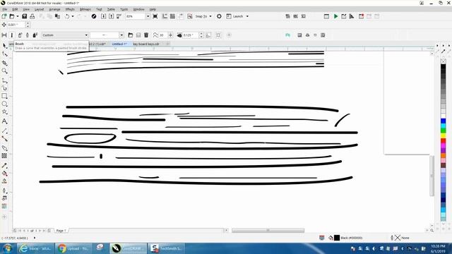Corel Draw Tips & Tricks Make a wood grain in a brush stoke смотреть онлайн