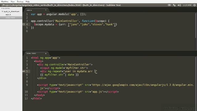 AngularJS Tutorial | Built-In-Filters смотреть онлайн