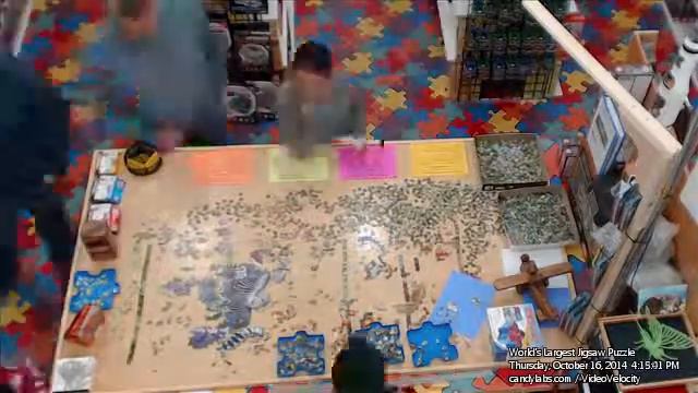 Day 139 October 16, 2014 - "Wildlife" 33600 pc World's Largest Jigsaw Puzzle смотреть онлайн