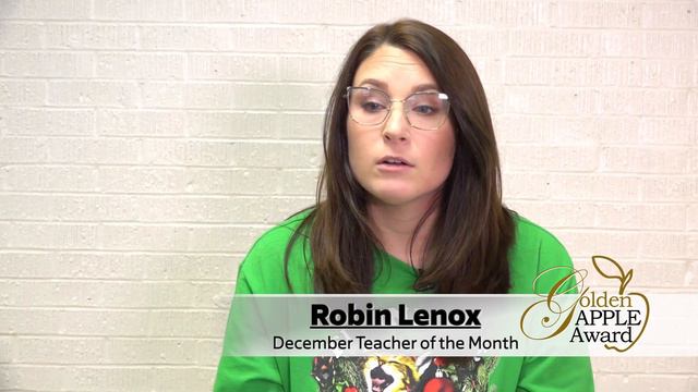 Robin Lenox Southeast HS December 2022 Golden Apple смотреть онлайн