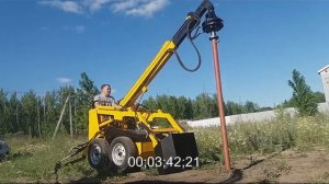 Сваекрут Feller SV-6300. Установка для завинчивания свай (Дополнительное оборудование)