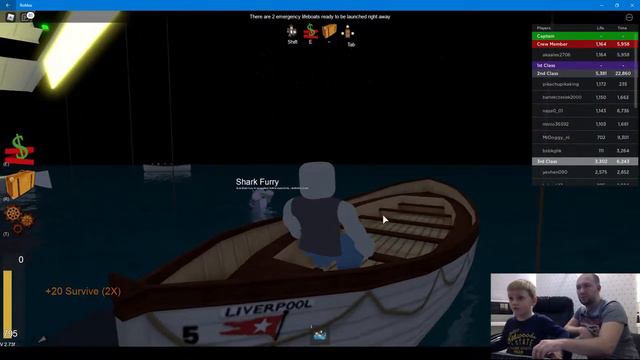 РОБЛОКС симулятор ТИТАНИК ROBLOX на РУССКОМ Мистер Платон и Папа титаник игра смотреть онлайн