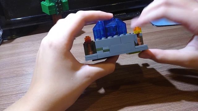 Обзор лего самодельной деревни 1.14 Майнкрафт!