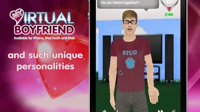 My Virtual boyfriend iphone trailer смотреть онлайн