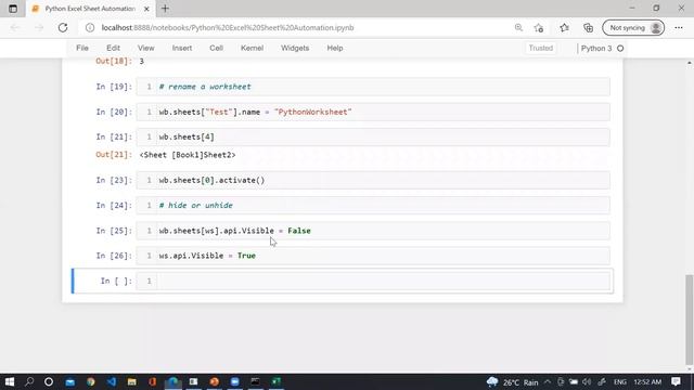 Python Excel Automation: Excel Sheet Automation with Python #2 смотреть онлайн