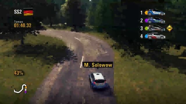 WRC POWERSLIDE - # 8 - FORD FIESTA RS WRC / ADAC RALLYE DEUTSCHLAND - GAMEPLAY ESPAÑOL смотреть онлайн