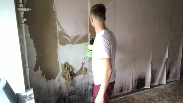 Как снять бумажные старые обои смотреть онлайн