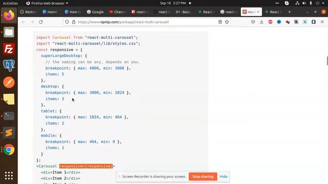 React carousel using React-Multi-Carousel | ReactJs Tutorial смотреть онлайн