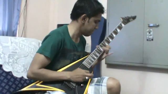 Jeff Loomis - The Godless Endeavor Arpeggios Solo Cover by ME смотреть онлайн
