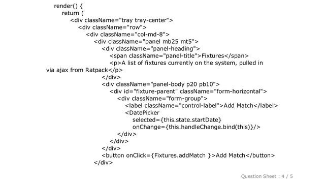 HTML : Create elements dynamically within React component смотреть онлайн
