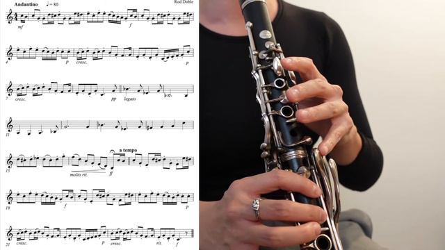 CMEA Clarinet Audition Piece | Carnival Dance at 72 with Metronome смотреть онлайн
