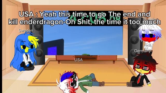 Countryhuman React to Speedrunning Minecraft But I Enslave Villagers ( Gacha club x Countryhuman ) смотреть онлайн