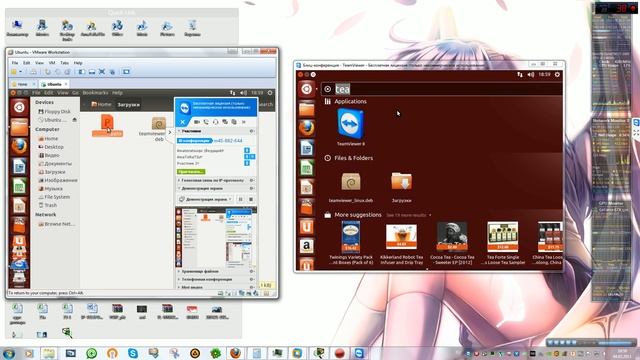 Пример конференции с TeamViewer