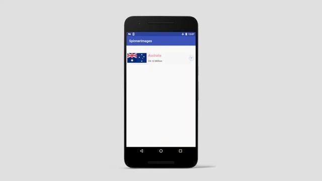 Android Custom Spinner With Image And Text (Demo) смотреть онлайн
