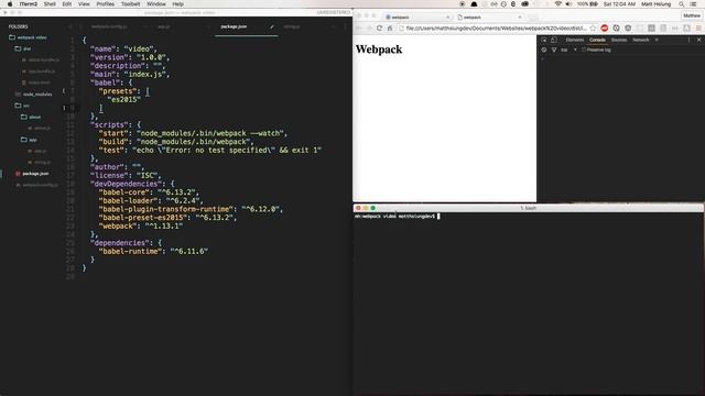Webpack Config Basics 5a. Babel-runtime смотреть онлайн