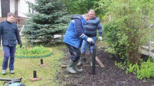 Свайный фундамент для беседки на 76 сваю.....