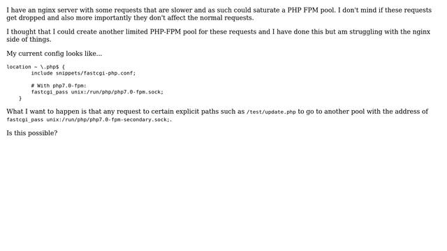 Nginx request subset to different pool смотреть онлайн