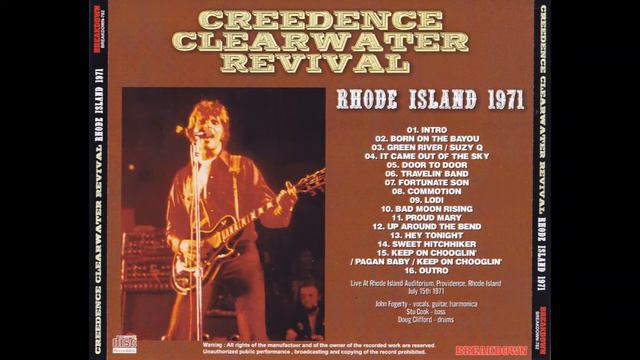Creedence Clearwater Revival - Providence, RI - July 15th, 1971