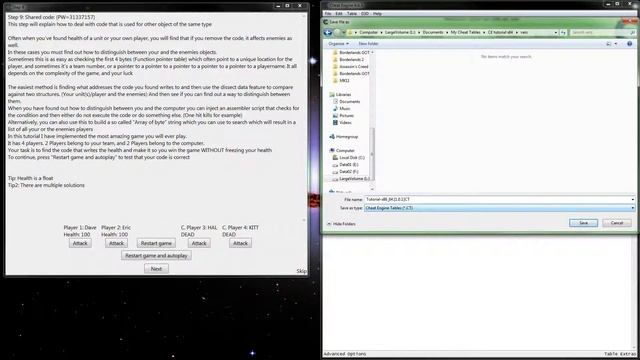 CE Tutorial x64 Cleaning the Cheat Table смотреть онлайн