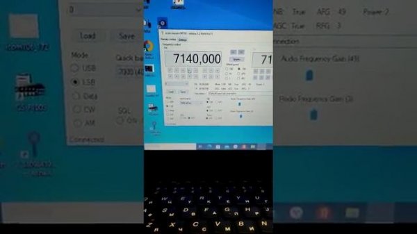 icom m710 marine remote control - test PTT, Tune