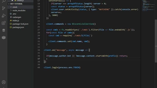 Tutorial How to make Command handler and Aliases || Tutorial Bot Discord #2 смотреть онлайн