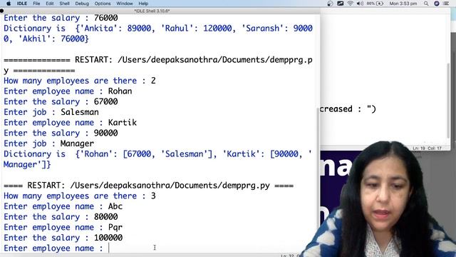 Day 52 |100 Days Coding Challenge in Python |#python #lists #anjaliluthra #btech #bca #bsc #cse#sor смотреть онлайн